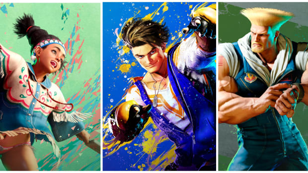 Lily Guile Luke character art SF6